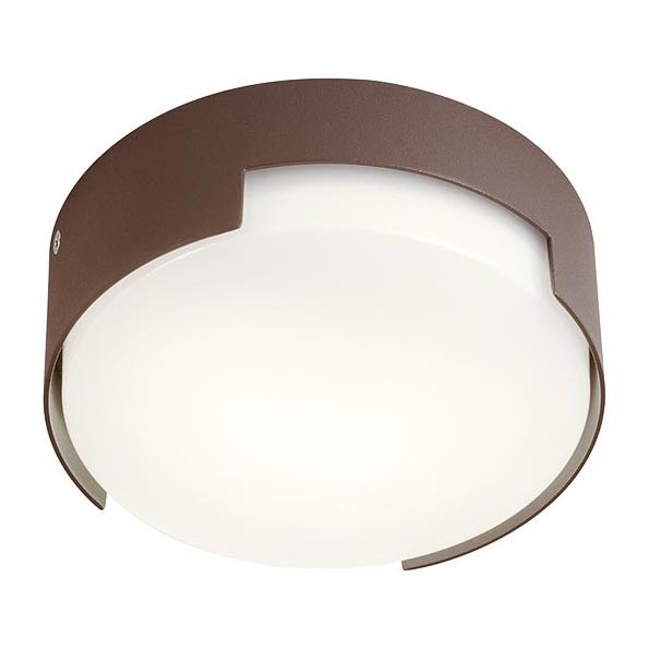 Redo 90004 - LED Venkovní stropní svítidlo SKOR LED/12W/230V pr. 15 cm IP54 hnědá