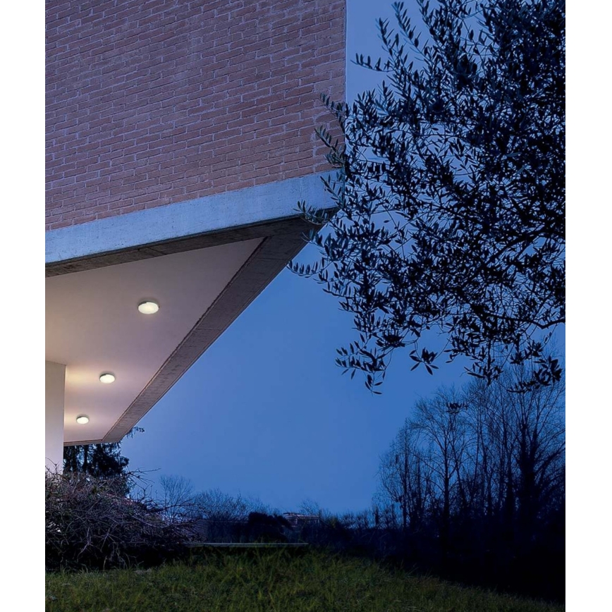 Redo 90006 - LED Venkovní stropní svítidlo SKOR LED/16W/230V pr. 25 cm IP54 hnědá