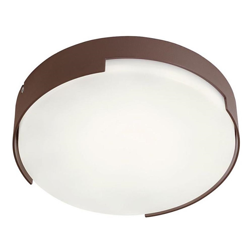 Redo 90006 - LED Venkovní stropní svítidlo SKOR LED/16W/230V pr. 25 cm IP54 hnědá