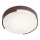 Redo 90006 - LED Venkovní stropní svítidlo SKOR LED/16W/230V pr. 25 cm IP54 hnědá
