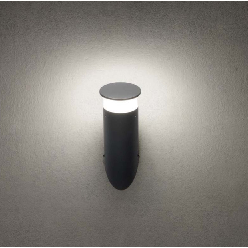 Redo 90073 - LED RGBW Venkovní nástěnné svítidlo ALGON LED/6W/230V Wi-Fi Tuya IP65 antracit