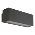 Redo 90096 - LED Venkovní nástěnné svítidlo PLANIT LED/10W/230V 3000K IP54 antracit