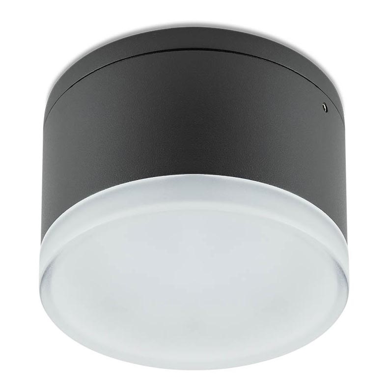 Redo 90107 - LED Venkovní stropní svítidlo AKRON 1xLED/9W/230V pr. 10,8 cm IP54