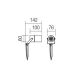 Redo 90183 - Venkovní lampa PIT 1xGU10/35W/230V IP65