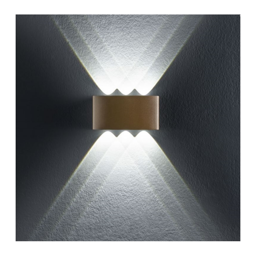 Redo 90226 - LED Venkovní nástěnné svítidlo FABO LED/6W/230V 3000K IP54 šedá
