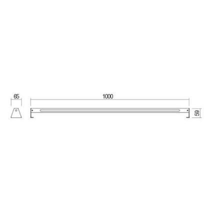 Redo 90242 - LED Venkovní lampa TACK IP65 LED/15W/230V 3000K IP65 antracit