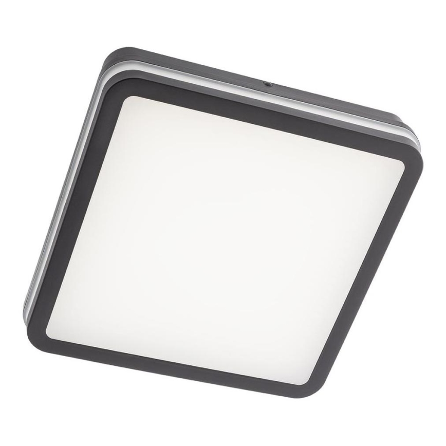 Redo 90292 - LED Venkovní stropní svítidlo se senzorem ISOLA LED/24W/230V 26x26 cm 3000/4000/6500K IP54 antracit