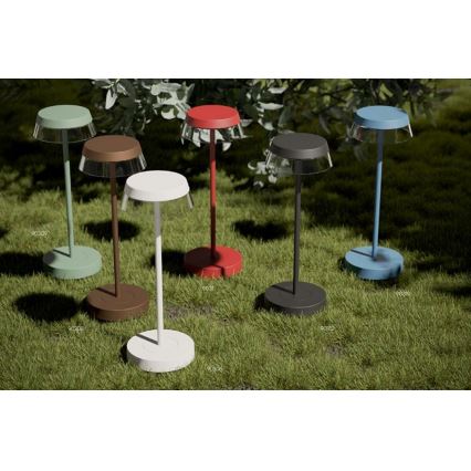 Redo 90311- LED Stmívatelná dotyková stolní lampa ILUNA LED/2,5W/5V 2700-3000K 3000 mAh IP65 červená