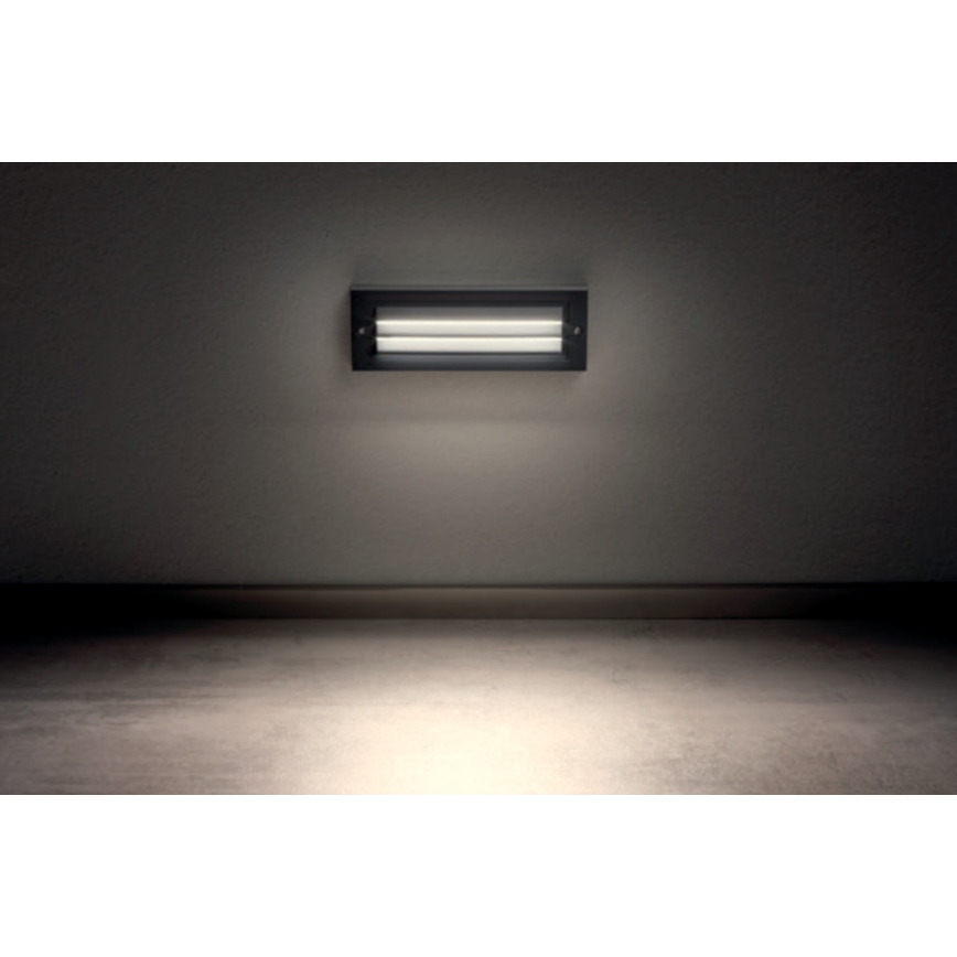 Redo 90330 - LED Venkovní nástěnné svítidlo KRUP LED/6W/230V IP65 antracit