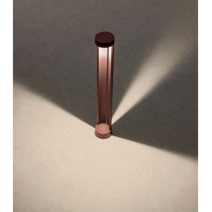 Redo 90366 - LED Venkovní lampa ZEUS LED/11,5W/230V 3000K 75 cm IP54 hnědá