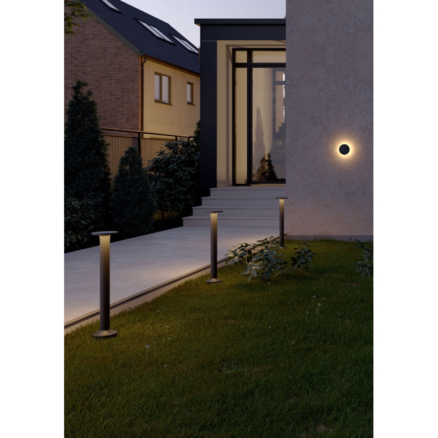 Redo 90374 - LED Venkovní lampa AURA LED/8W/230V 3000K 70 cm IP65 antracit