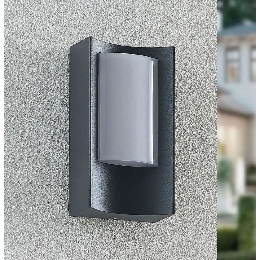 Redo 90483 - LED Venkovní nástěnné svítidlo WARP LED/8W/230V 3000K IP44 antracit