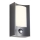 Redo 90486 - LED Venkovní nástěnné svítidlo se senzorem WARP LED/8W/230V 3000K IP44 antracit