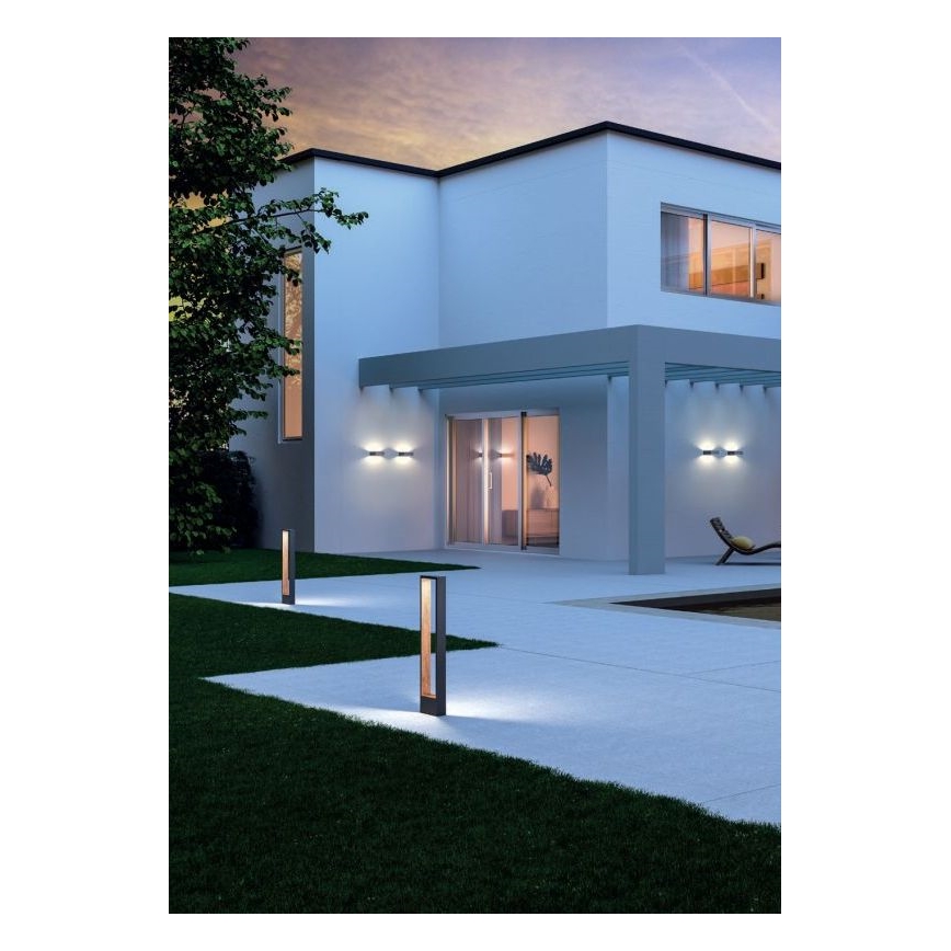 Redo 90508 - LED Venkovní nástěnné svítidlo WALD LED/10W/230V IP65 antracit