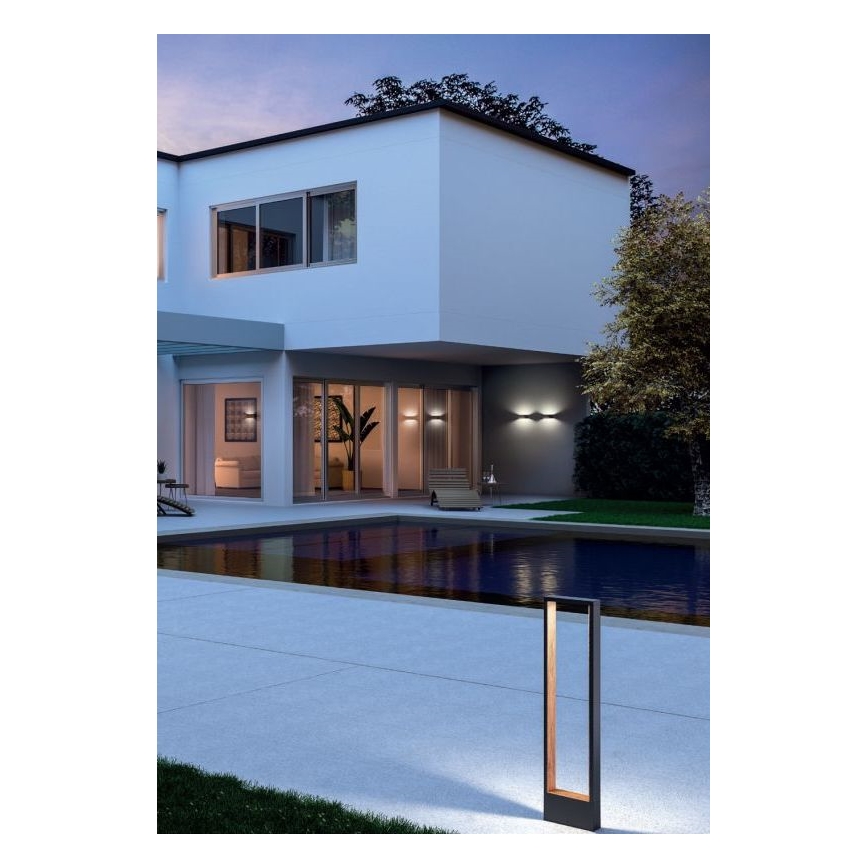 Redo 90508 - LED Venkovní nástěnné svítidlo WALD LED/10W/230V IP65 antracit