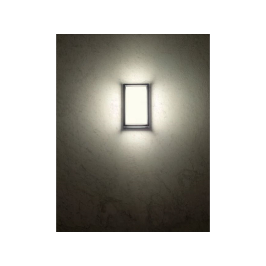 Redo 90533 - LED Venkovní nástěnné svítidlo QUADRIS LED/12W/230V IP54 antracit