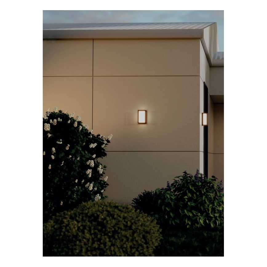 Redo 90534 - LED Venkovní nástěnné svítidlo QUADRIS LED/12W/230V IP54 hnědá