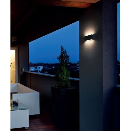 Redo 9054 - LED Venkovní nástěnné svítidlo POCKET LED/13W/230V IP54 antracit