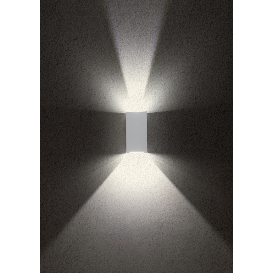 Redo 90552 - LED Venkovní nástěnné svítidlo VARY 2xLED/10W/230V 3000K IP54 bílá