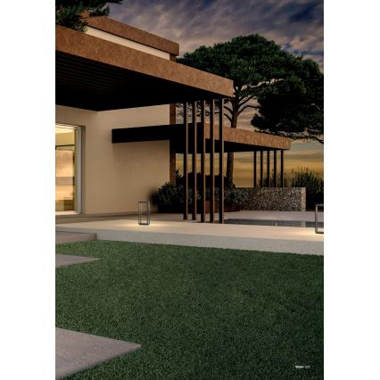 Redo 90581 - LED Venkovní lampa WAKE LED/8W/230V 3000K 50 cm IP65 antracit