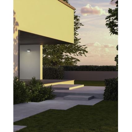 Redo 90584 - LED Venkovní nástěnné svítidlo FLIP LED/20W/230V CRI 90 3000K IP54 antracit