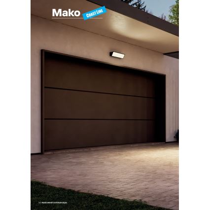 Redo 90678 - LED Venkovní nástěnné svítidlo MAKO LED/65W/230V 3000K IP65 antracit