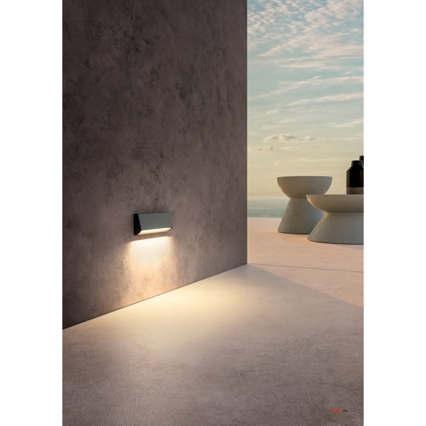 Redo 90680 - Venkovní orientační svítidlo ANDER LED/4W/230V 3000K IP65 antracit