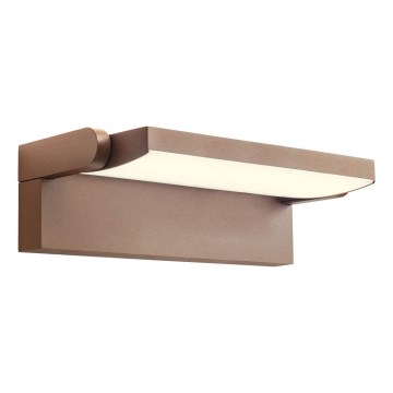 Redo 90716 - LED Venkovní nástěnné svítidlo FLIP LED/40W/230V 3000/4000/5000K CRI 90 IP54 hnědá