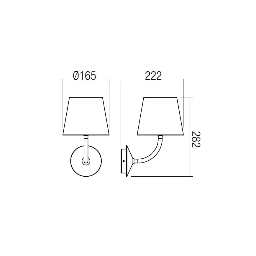 Redo 9125 - LED Venkovní nástěnná lampa GIORGIO LED/7W/230V IP65 černá