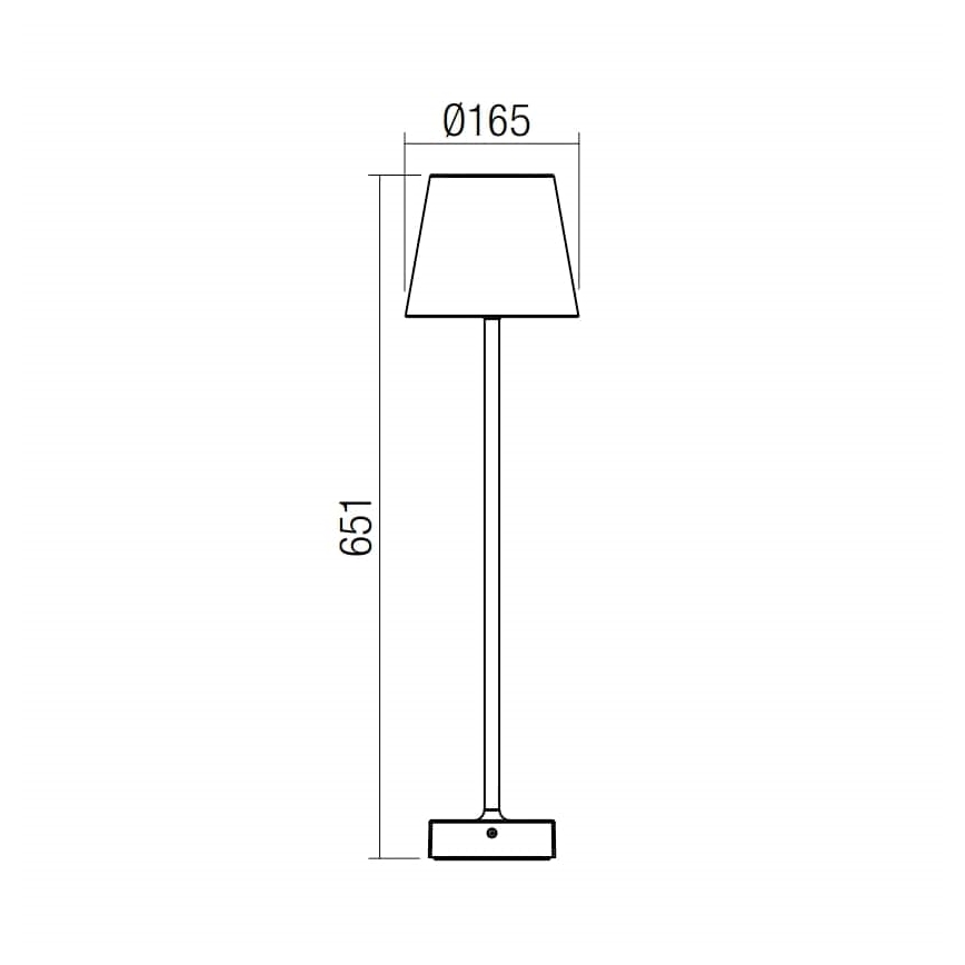 Redo 9126 - LED Venkovní lampa GIORGIO LED/7W/230V IP65 bílá