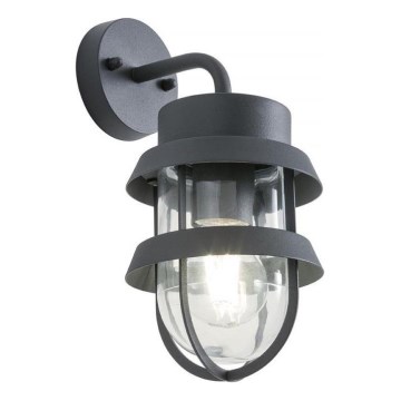 Redo 9498 - Venkovní nástěnná lampa CLAUT 1xE27/42W/230V IP44 antracit