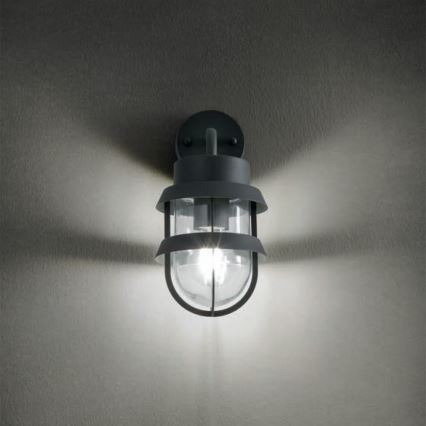 Redo 9498 - Venkovní nástěnná lampa CLAUT 1xE27/42W/230V IP44 antracit