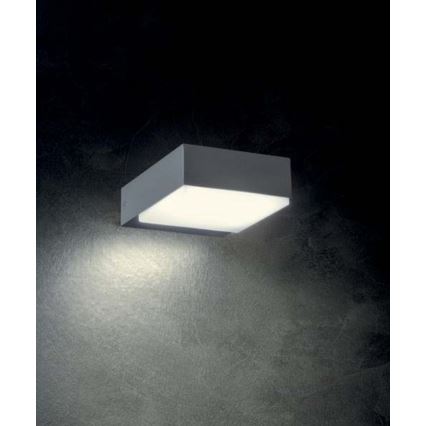 Redo 9560 - LED Venkovní nástěnné svítidlo CUBE LED/7W/230V 3000K IP54 antracit