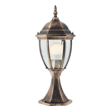 Redo 9606 - Venkovní lampa SEVILLA 1xE27/42W/230V IP44 zlatá/patina