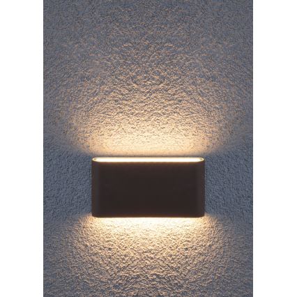 Redo 9623 - LED Venkovní nástěnné svítidlo POCKET 2xLED/6W/230V IP54 antracit