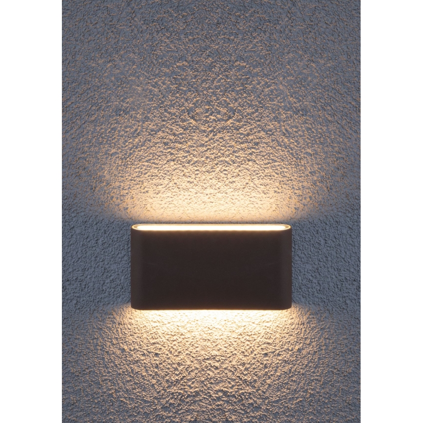 Redo 9623 - LED Venkovní nástěnné svítidlo POCKET 2xLED/6W/230V IP54 antracit
