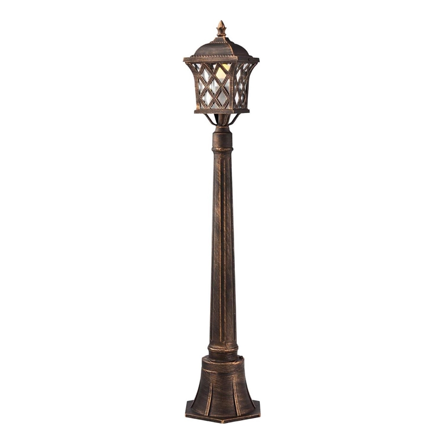 Redo 9961 - Venkovní lampa BREMEN 1xE27/42W/230V IP23 zlatá/patina