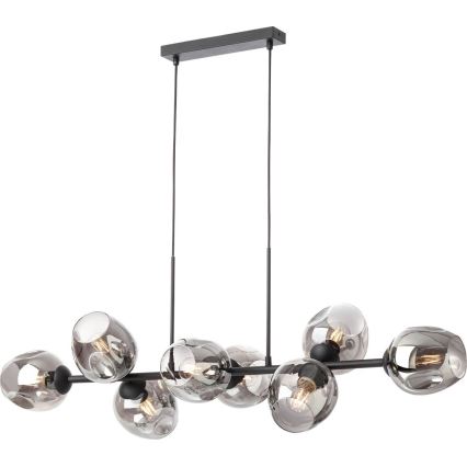 Redo - Náhradní stínidlo k lampě, k lustru PIERCE pr. 15 cm černá/kouřová