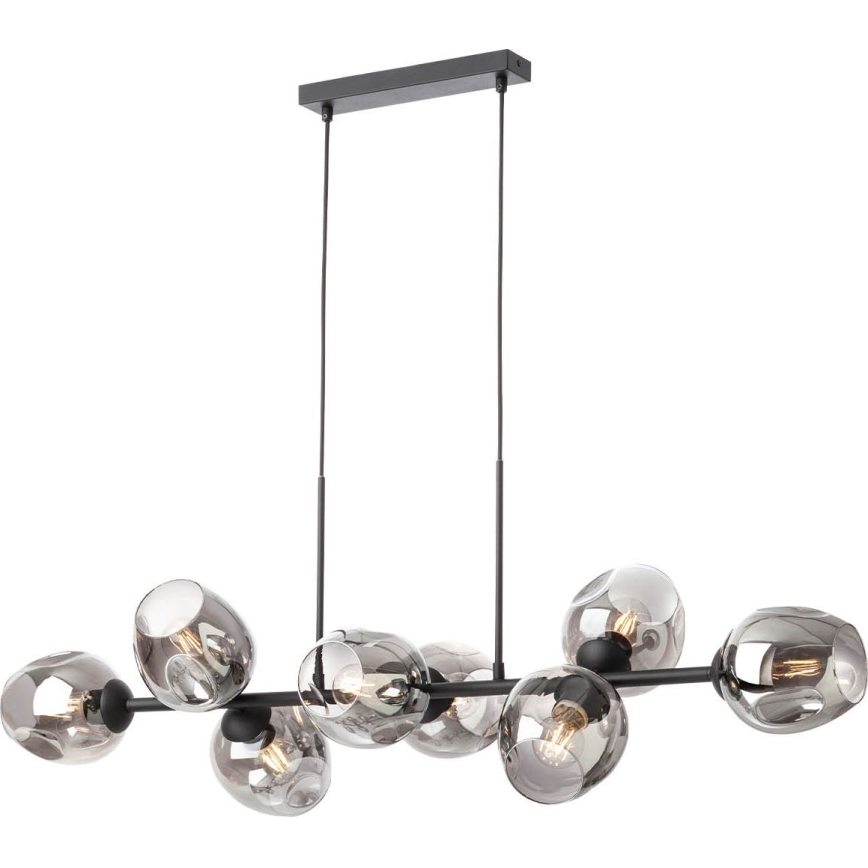 Redo - Náhradní stínidlo k lampě, k lustru PIERCE pr. 15 cm černá/kouřová