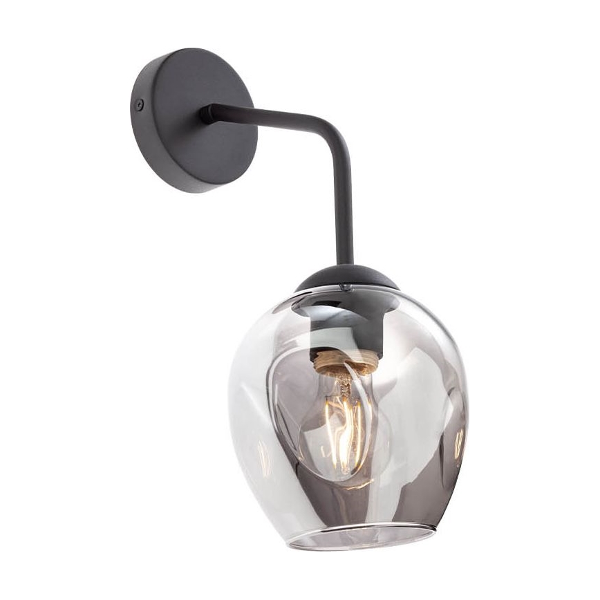 Redo - Náhradní stínidlo k lampě, k lustru PIERCE pr. 15 cm černá/kouřová