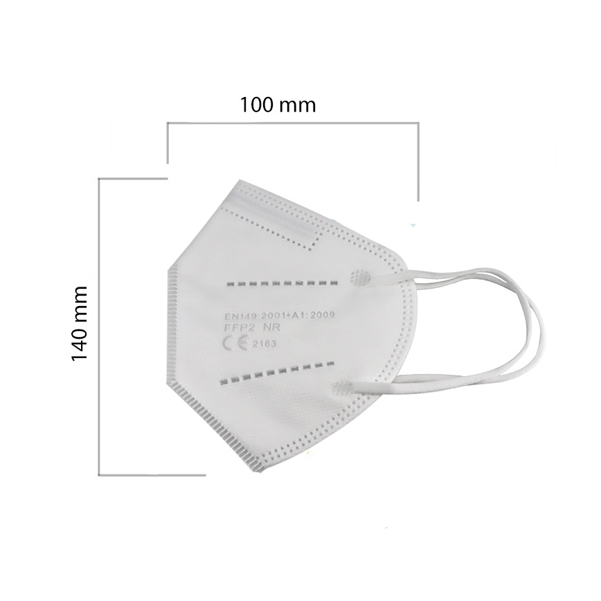 Respirátor dětská velikost FFP2 Kids NR CE 0370 bílý 1ks