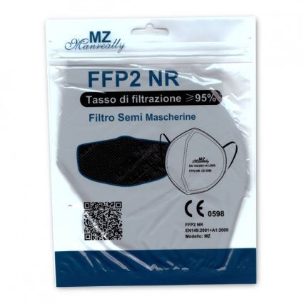 Respirátor FFP2 NR CE 0598 černý 100ks