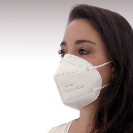 Respirátor FFP3 NR L&S B01 - 5 vrstev - 99,87% účinnost 100ks