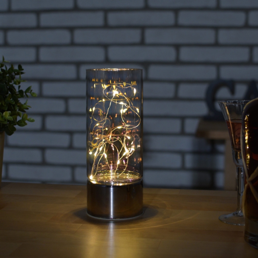 Dekorace s LED řetězem 3xAA teplá bílá