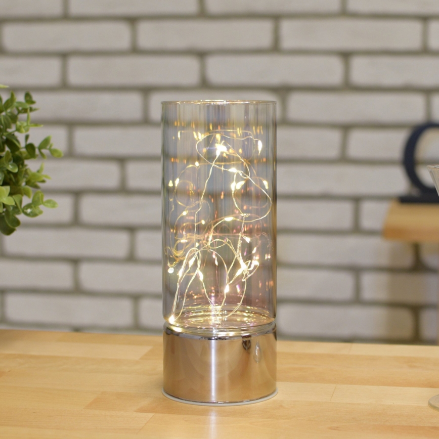 Dekorace s LED řetězem 3xAA teplá bílá