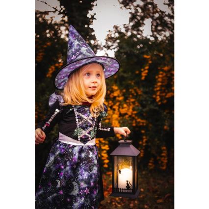LED Dekorace HALLOWEEN LED/3xAAA/teplá bílá lucerna