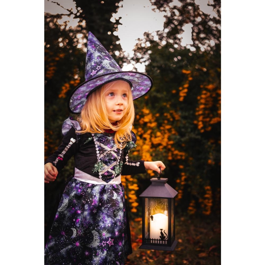 LED Dekorace HALLOWEEN LED/3xAAA/teplá bílá lucerna