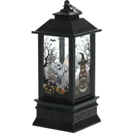 LED Dekorace HALLOWEEN LED/3xAAA/teplá bílá lucerna s dýněmi