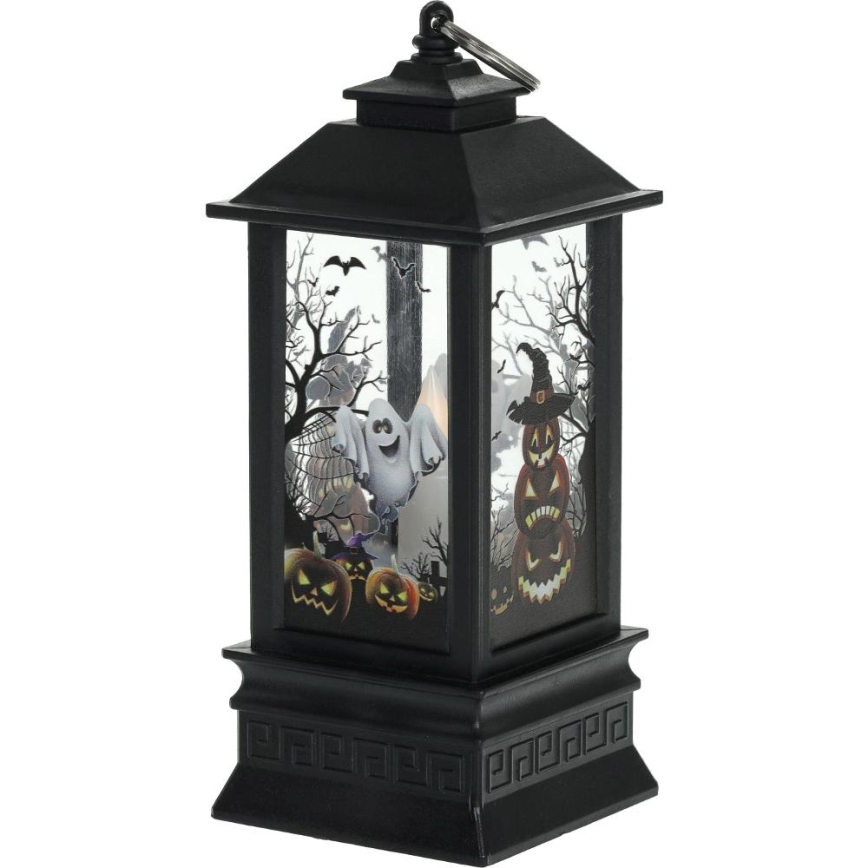 LED Dekorace HALLOWEEN LED/3xAAA/teplá bílá lucerna s dýněmi