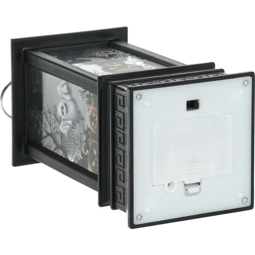 LED Dekorace HALLOWEEN LED/3xAAA/teplá bílá lucerna s dýněmi
